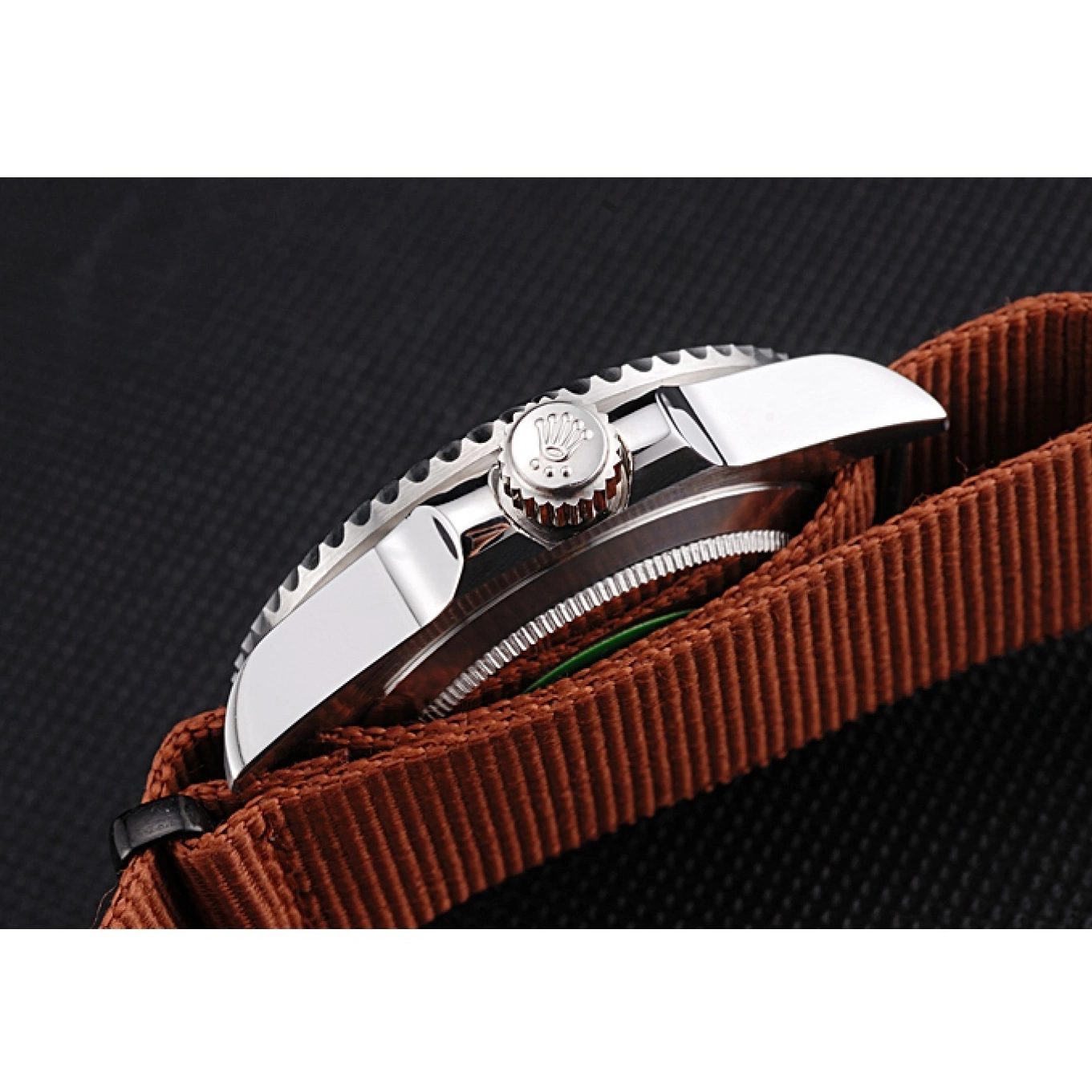 Rolex aaa copy Submariner Band Fabric MK III Brown 621387 Rolex STEALTH rl425 0804